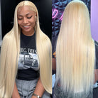 613 Glueless Human Hair Wig Straight Blonde​ 13×4 Lace Front Wigs-2