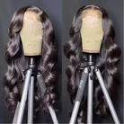 Body Wave 13x6 Hd Lace Frontal Wigs Natural Black Human Hair Wig-7