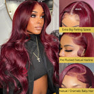 Body Wave 99J Burgundy Color 13x4 Hd Lace Frontal Wigs Human Hair Wig-10