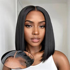 Wear Go Glueless Bob Wigs​ Silky Straight Pre Cut Hd Lace Front Wig